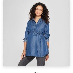 Maternity top from Target BUT in light wash